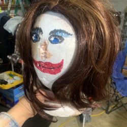 Dark Brownish Red Topper Wig