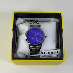 Invicta Wildflower Tigerlily Women's Watch - 69306 - 34mm Steel Purple Dial NEW