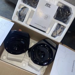 Pair of 6-1/2" lower kick-panel speaker pods for select 2017-up Can-Am Maverick X3 models X3-17-FS-L New In Box