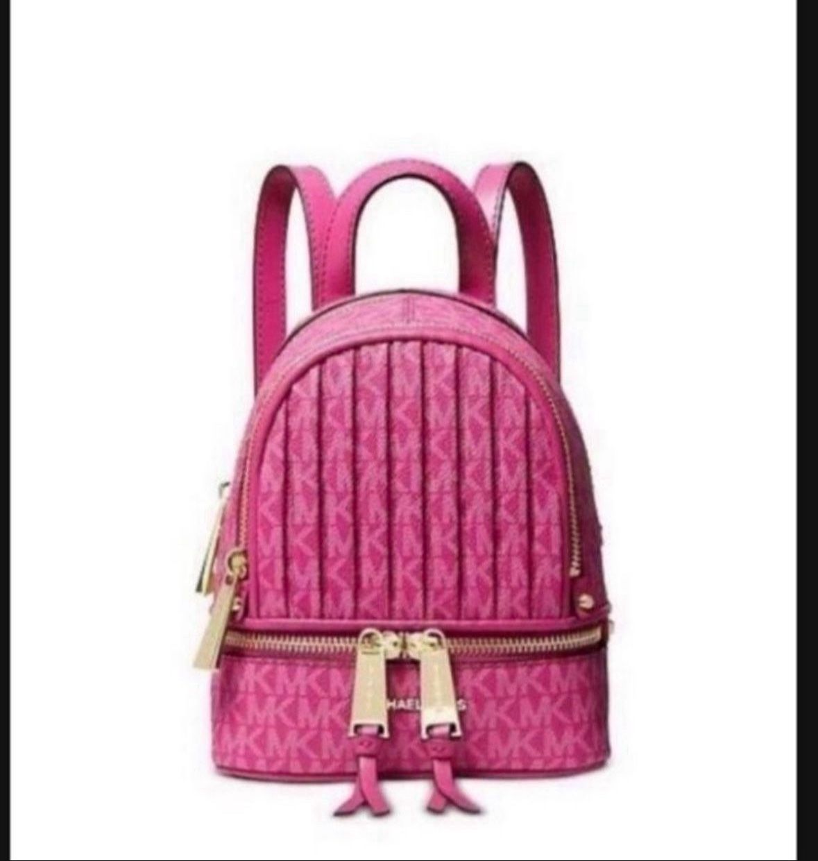 Michael Kors Rhea Logo Messenger Backpack