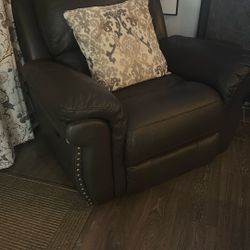 Real Leather Chair 