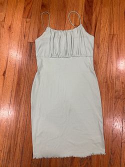 Mint Green Ruched Bodycon Mini Dress