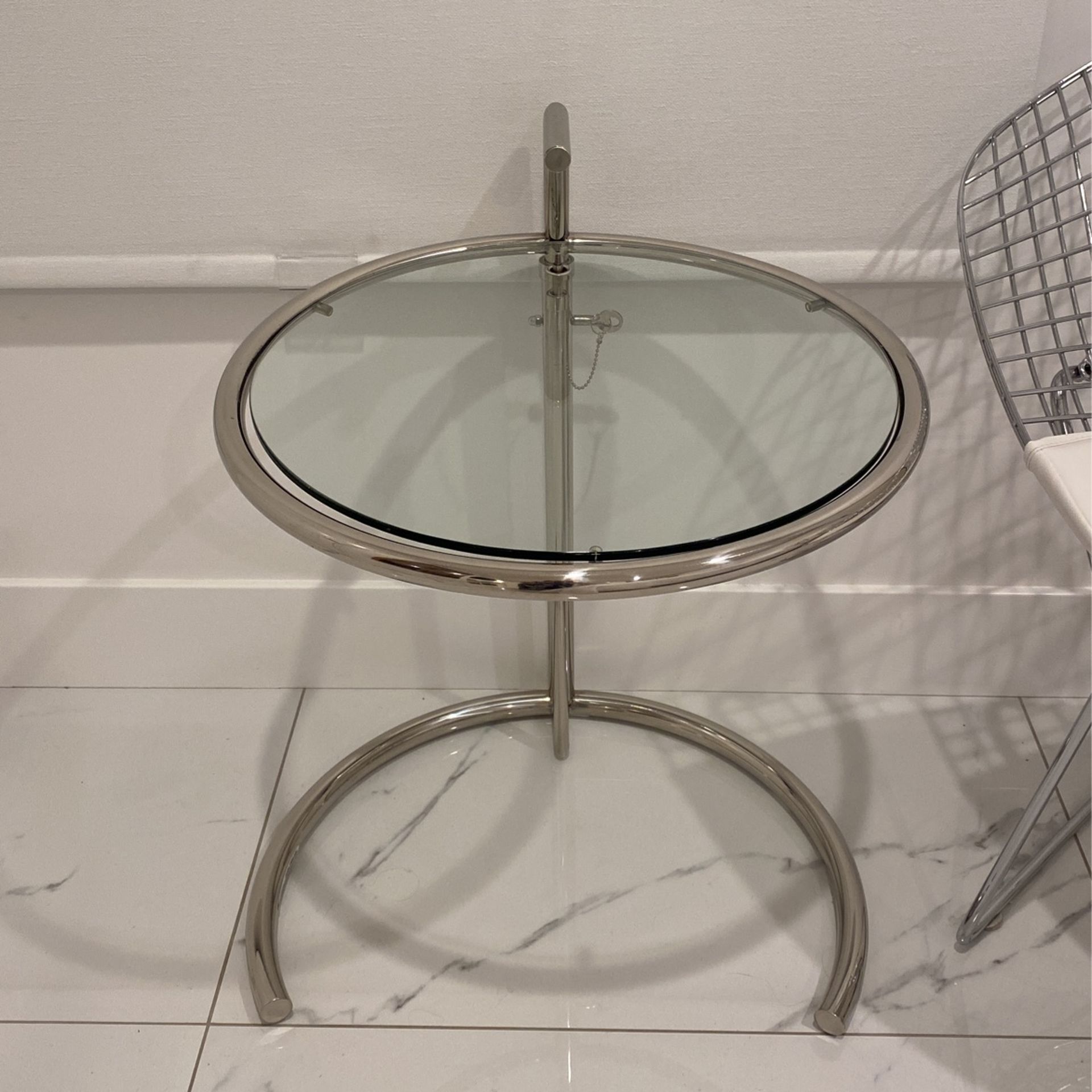 Eileen Gray Or E-gray Mid Century Modern Adjustable Side Table C Table