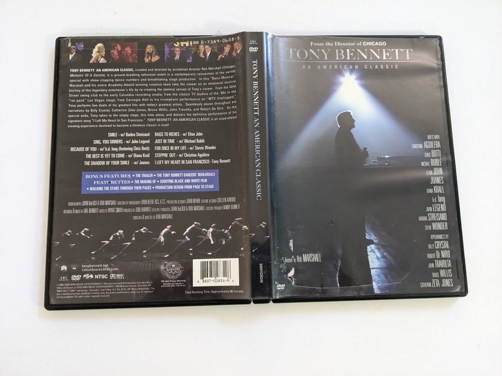 Tony Bennett DVD An American Classic Info Below