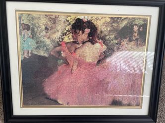 Framed Completed Ballet Dancer Jigsaw Puzzle