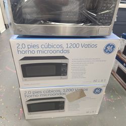 Ge 2.0 Cu Ft Countertop Microwave Stainless Steel JES205QSNSS