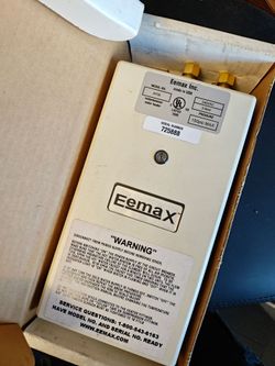 New-EEMax SP35 instant hot tankless water heater