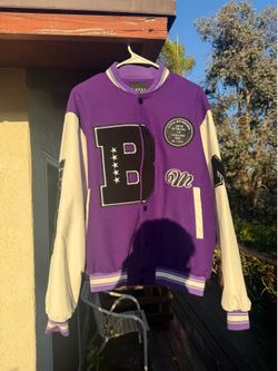 BooHooMAN Purple OG Varsity Jacket!!!
