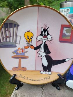 Looney Tunes Collector Plate Birds Anonymous 1957