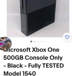 Xbox One 500g Model 1540 