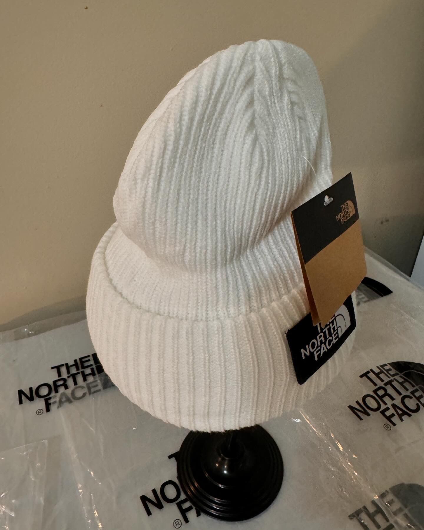 The Northface White Beanie