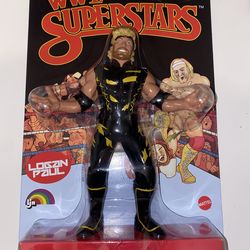 WWE LJN Superstars Logan Paul Action Figure 1980s Retro 8" Chase Black Card .