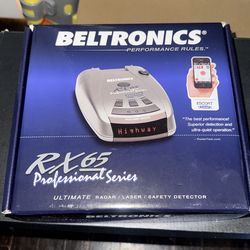 Beltronics rx65 professional series radar