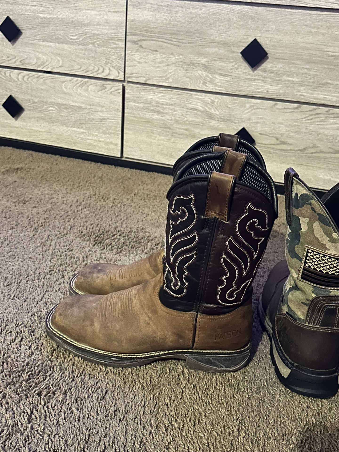 Patron Steel Toe Boobs Size 11