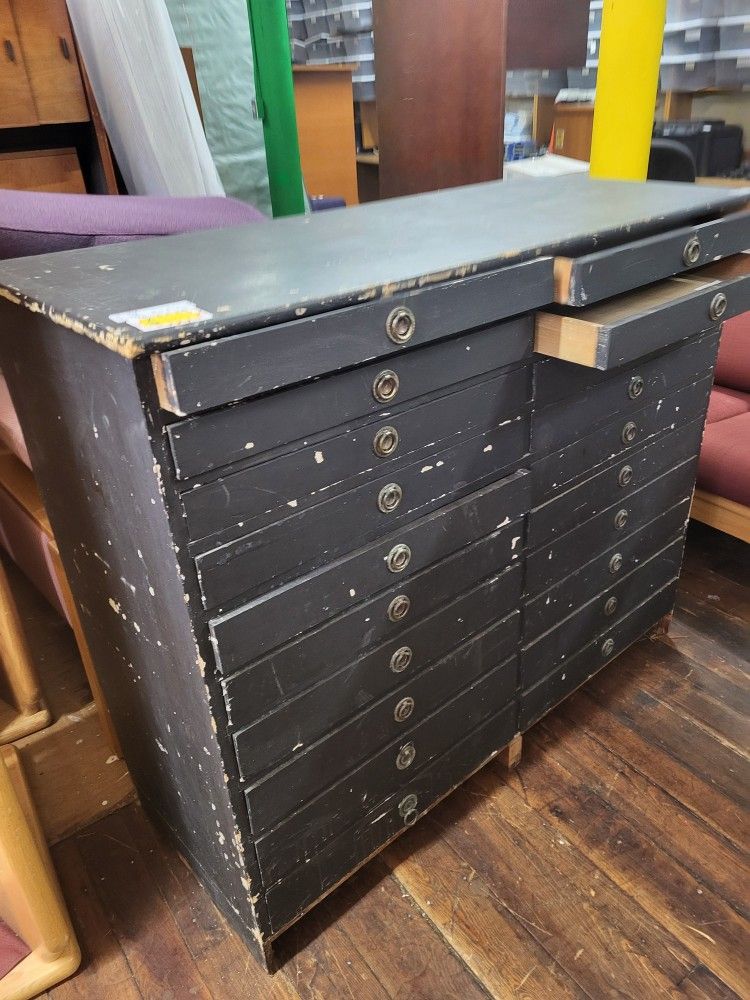 ANTIQUES CABINATE WITH 20 DRAWS WITH HIGH QUALITY REAL WOOD (HOME29)