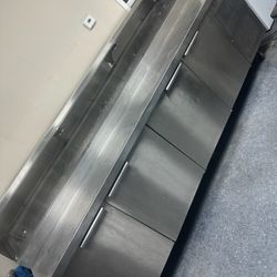 Commercial Refrigerator With Prep Area 