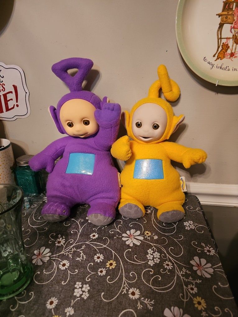 Yellow and Purple 1998 Teletubbies