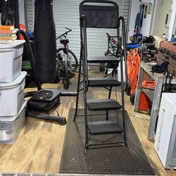 Collapsible Stair Ladder, Four Steps
