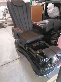 Pedicure ceramic tube chair with massage