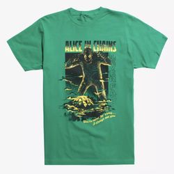 Alice In Chains - Never Fade 3XL Green T Shirt