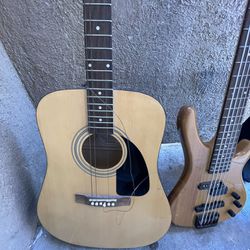 fender 6 string guitar and bass 