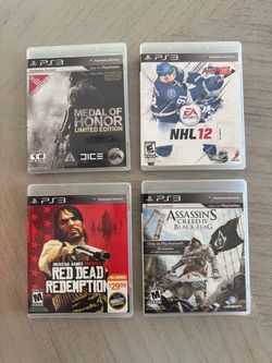 Lot of 4 PS3 Games