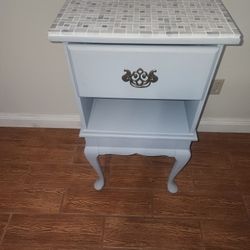 White Carrara Marble Top Table