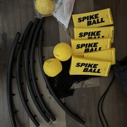 Spikeball set. Used once