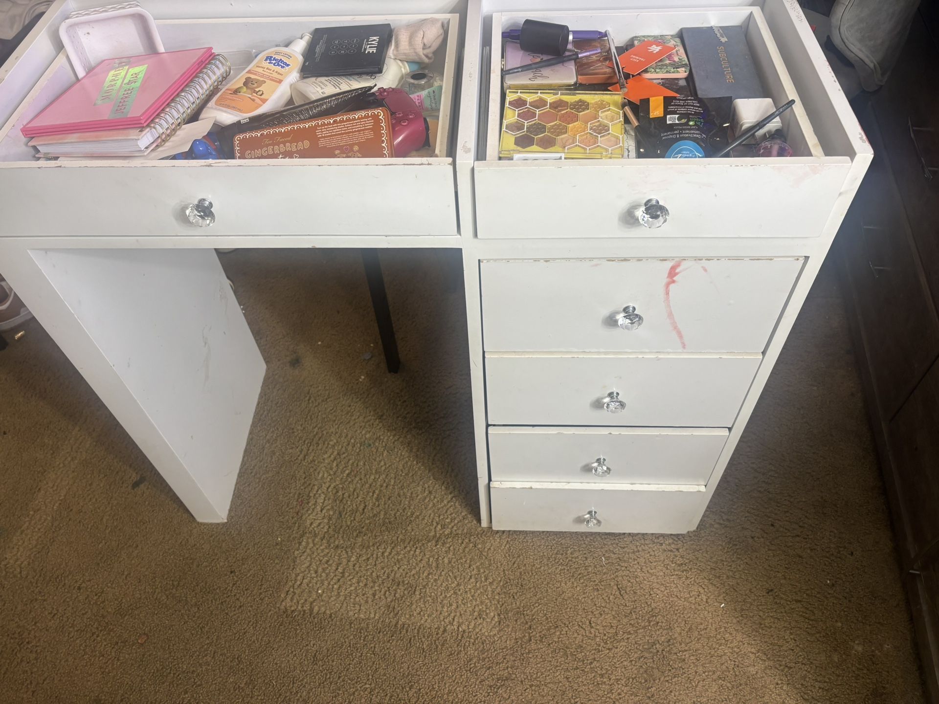 Vanity Desk No Glass