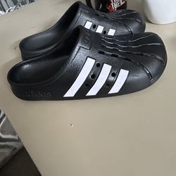adidas Adilette Clogs Black man size 7