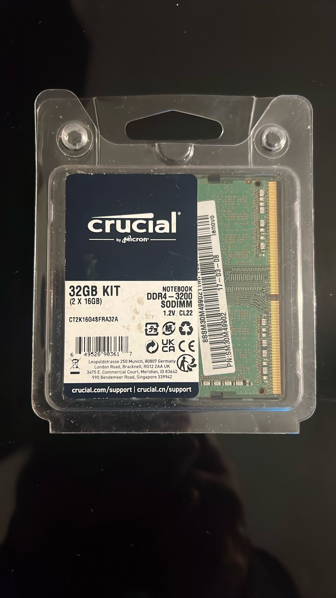 32 Gb Kit (2x16gb)