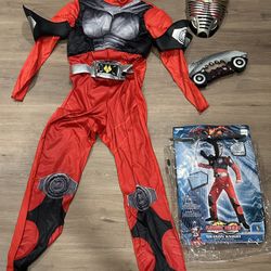 Kamen Rider Dragon Knight Deluxe Child Costume Sz L 10-12