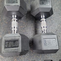 35lbs Dumbells Weights