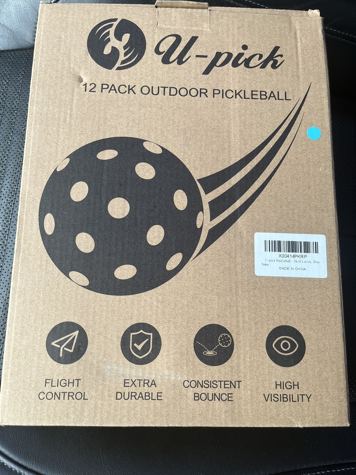 12 Pack Pickle Ball (blue)