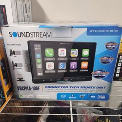 New Apple Car Play With Warranty 10.6 Screen Soundstream 