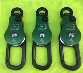 Buckingham OX Block Pulleys – Lot of 3