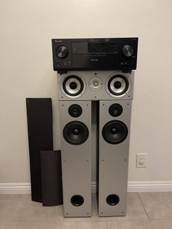 Pioneer Elite Receiver and Polk Audio Speakers