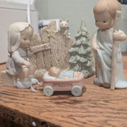 1994 Memories of Yesterday "NATIVITY PAGEANT" Joseph Mary Baby Jesus Doll MangerPrecious Moments Grandfather (Sugar Town) #529516