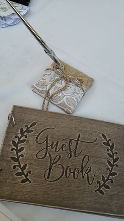 Guest book with Pen