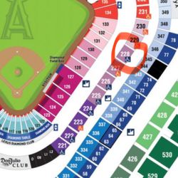 (7) Tix For Angels Vs Guardians Game Sunday May 26, 2024 
