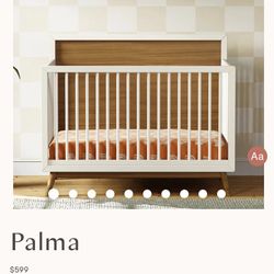 Babyletto Palma 4-in-1 Convertible Crib 🛏️  Incudes Toddler Bed Conversion Rail 💰$ 100 – Retails new for $599