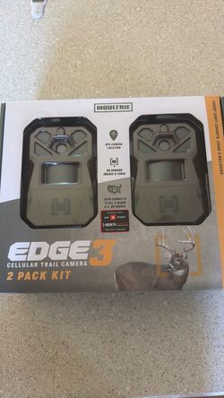 Edge3 cellular trail camera 2 pack kit