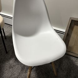 3 x  White Chairs