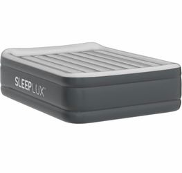 Sleeplux Queen Size Durable Inflatable Air Mattress with Built-in Pump