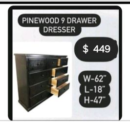 Dresser Wood 100% / Cajoneras 9 Gavetas Nuevss