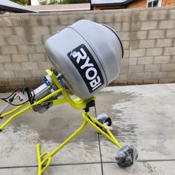 RYOBI 5.0 cu. ft. Portable Concrete Mixer