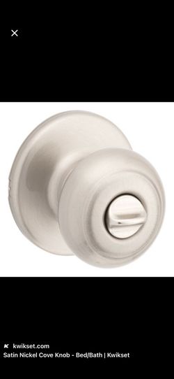 Cove Privacy Knob ā Satin Nickel
