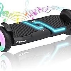Gotrax MARS Hoverboard with 6.5" LED Wheels & Music Speaker