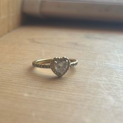 Pandora Gold Heart Ring