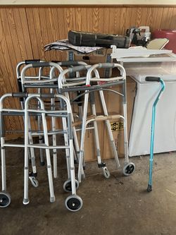 Walkers And Cane 